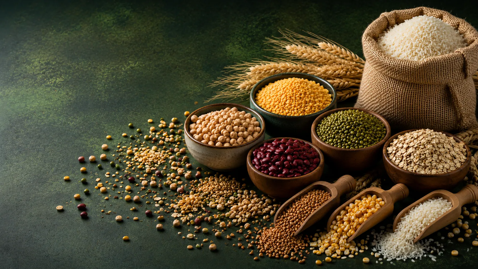 Pulses, Cereals & Grains